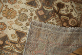 Distressed Malayer rug runner showing its worn pile and fine hand-knotted foundation.