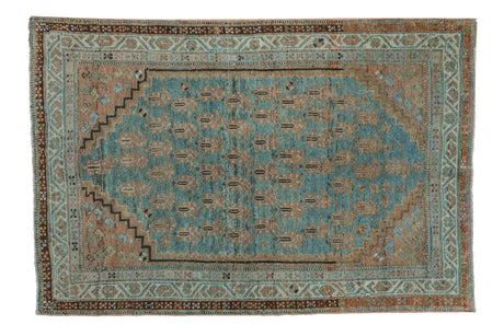 4x6.5 Vintage Distressed Serbend Rug // ONH Item ee004344