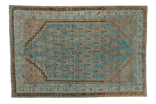 4x6.5 Vintage Distressed Serbend Rug // ONH Item ee004344