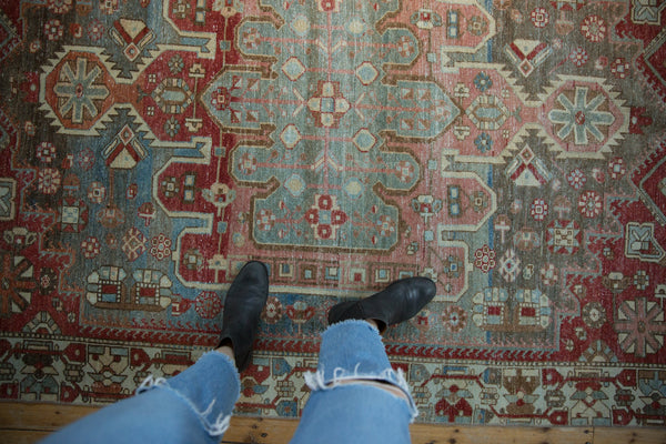 5x6.5 Vintage Distressed Bakhtiari Rug // ONH Item ee004346