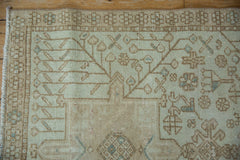 3.5x4 Vintage Distressed Fragment Karaja Square Rug // ONH Item ee004352 Image 4