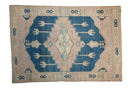 4.5x6.5 Vintage Distressed Oushak Rug // ONH Item ee004353