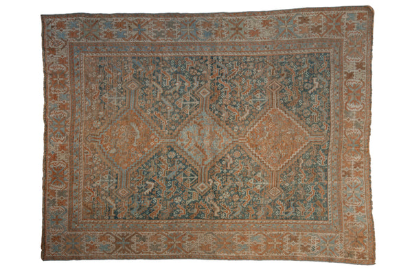 4.5x6 Vintage Distressed Qashqai Rug // ONH Item ee004354
