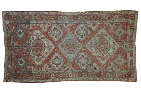 6.5x11.5 Vintage Distressed Soumac Design Carpet // ONH Item ee004360