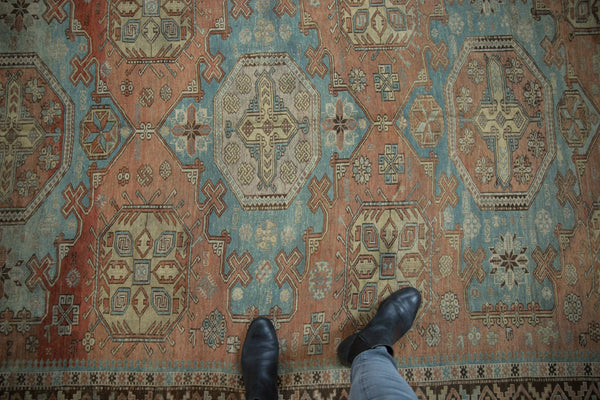 6x9 Vintage Distressed Soumac Design Carpet // ONH Item ee004361 Image 1
