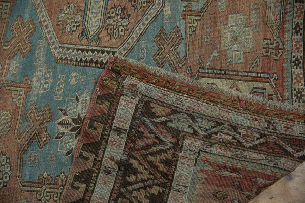 6x9 Vintage Distressed Soumac Design Carpet // ONH Item ee004361 Image 10