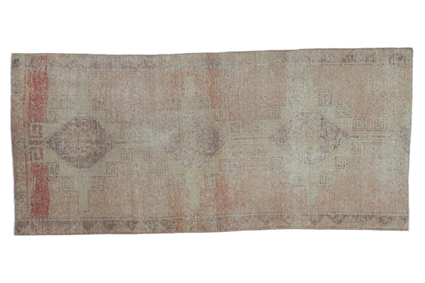 3.5x7.5 Vintage Distressed Fragment Oushak Rug Runner // ONH Item ee004362