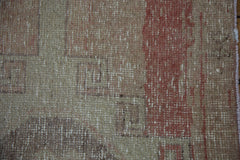 3.5x7.5 Vintage Distressed Fragment Oushak Rug Runner // ONH Item ee004362 Image 10