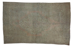 6.5x10 Vintage Distressed Oushak Carpet // ONH Item ee004364