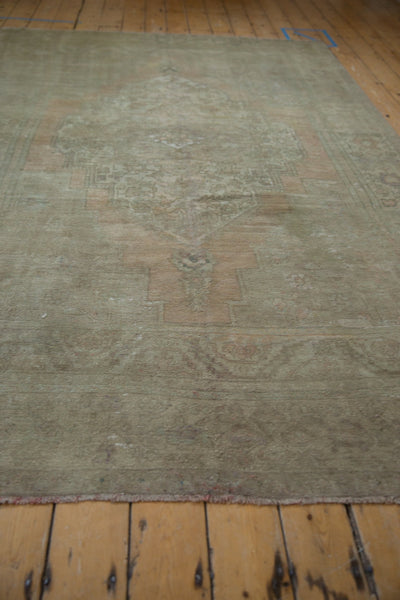 6.5x10 Vintage Distressed Oushak Carpet // ONH Item ee004364 Image 3
