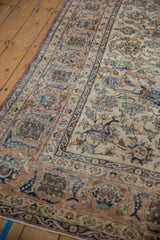 7x9.5 Vintage Distressed Isfahan Carpet // ONH Item ee004377 Image 7