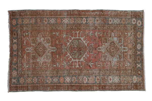 2.5x4.5 Vintage Distressed Karaja Rug // ONH Item ee004382