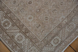 Distressed vintage Hamadan runner pile, featuring faded Herati motif and serrated leaf border.