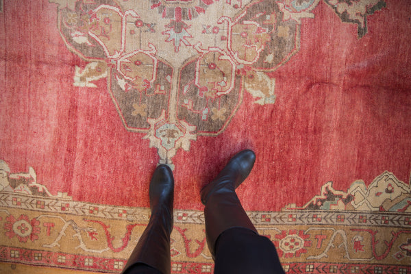 7.5x11 Vintage Distressed Oushak Carpet // ONH Item ee004392 Image 1