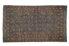 3.5x6 Vintage Distressed Afghani Belouch Design Rug // ONH Item ee004399