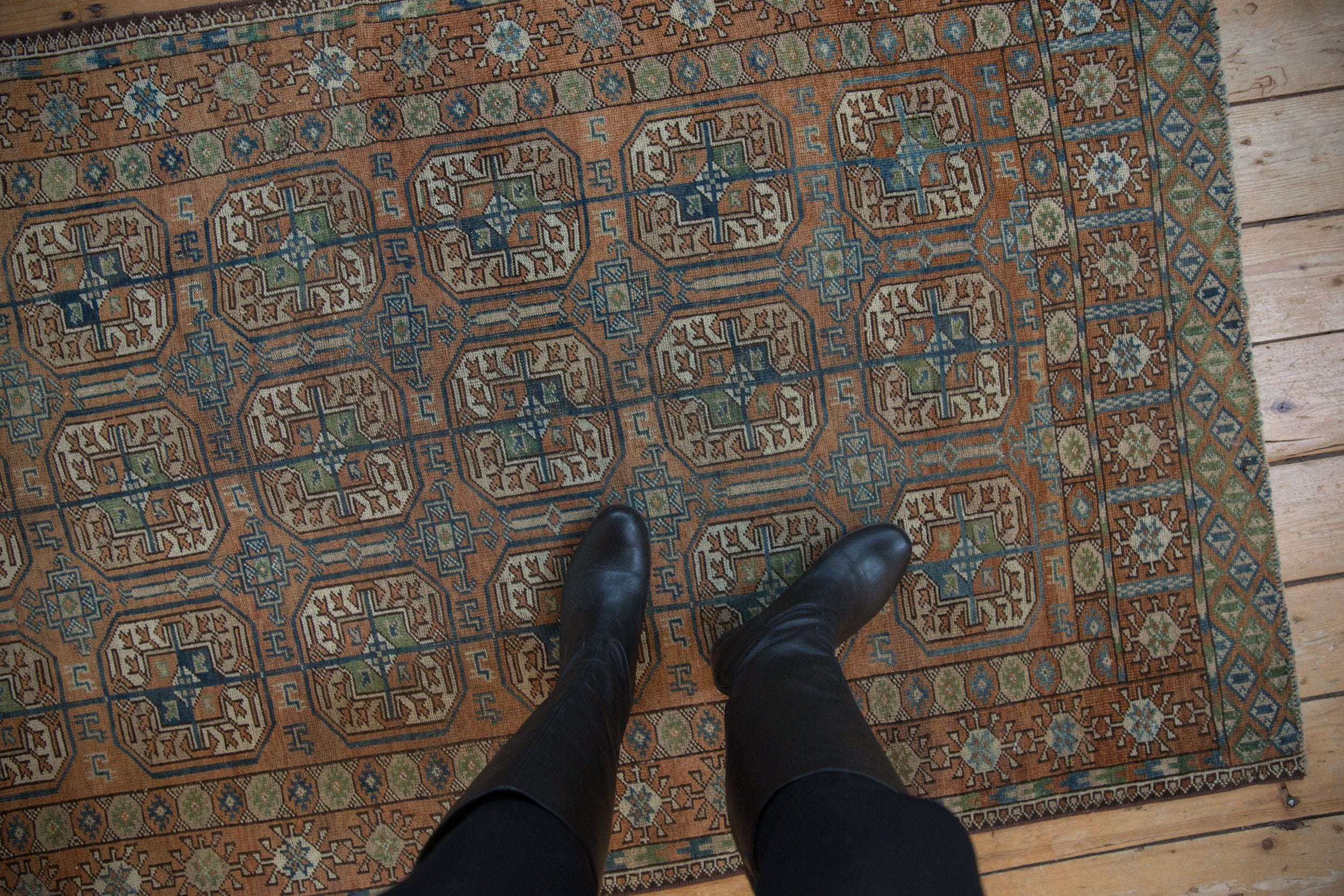 3.5x6 Vintage Distressed Afghani Belouch Design Rug // ONH Item ee004399 Image 1