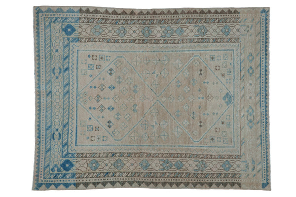 3.5x4.5 Vintage Distressed Afshar Square Rug // ONH Item ee004404