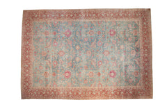 11.5x17 Vintage Distressed Yezd Carpet // ONH Item ee004405