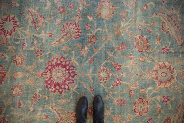 11.5x17 Vintage Distressed Yezd Carpet // ONH Item ee004405 Image 1