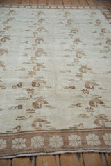 6x8.5 Vintage Distressed Oushak Carpet // ONH Item ee004412 Image 3