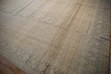Distressed vintage Tabriz carpet showing allover Herati motif and beautiful tone-on-tone abrashes.