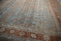 12.5x20 Vintage Distressed Bibikabad Carpet // ONH Item ee004418 Image 4