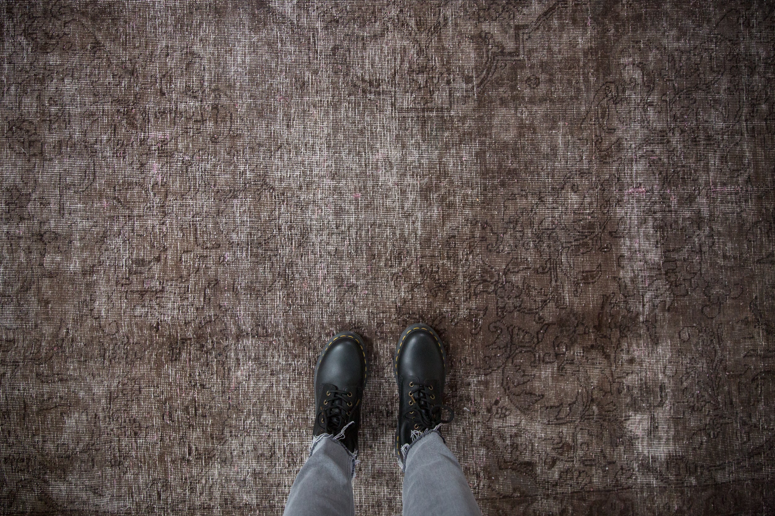 10x13 Vintage Overdyed Sparta Carpet // ONH Item ee004420 Image 1