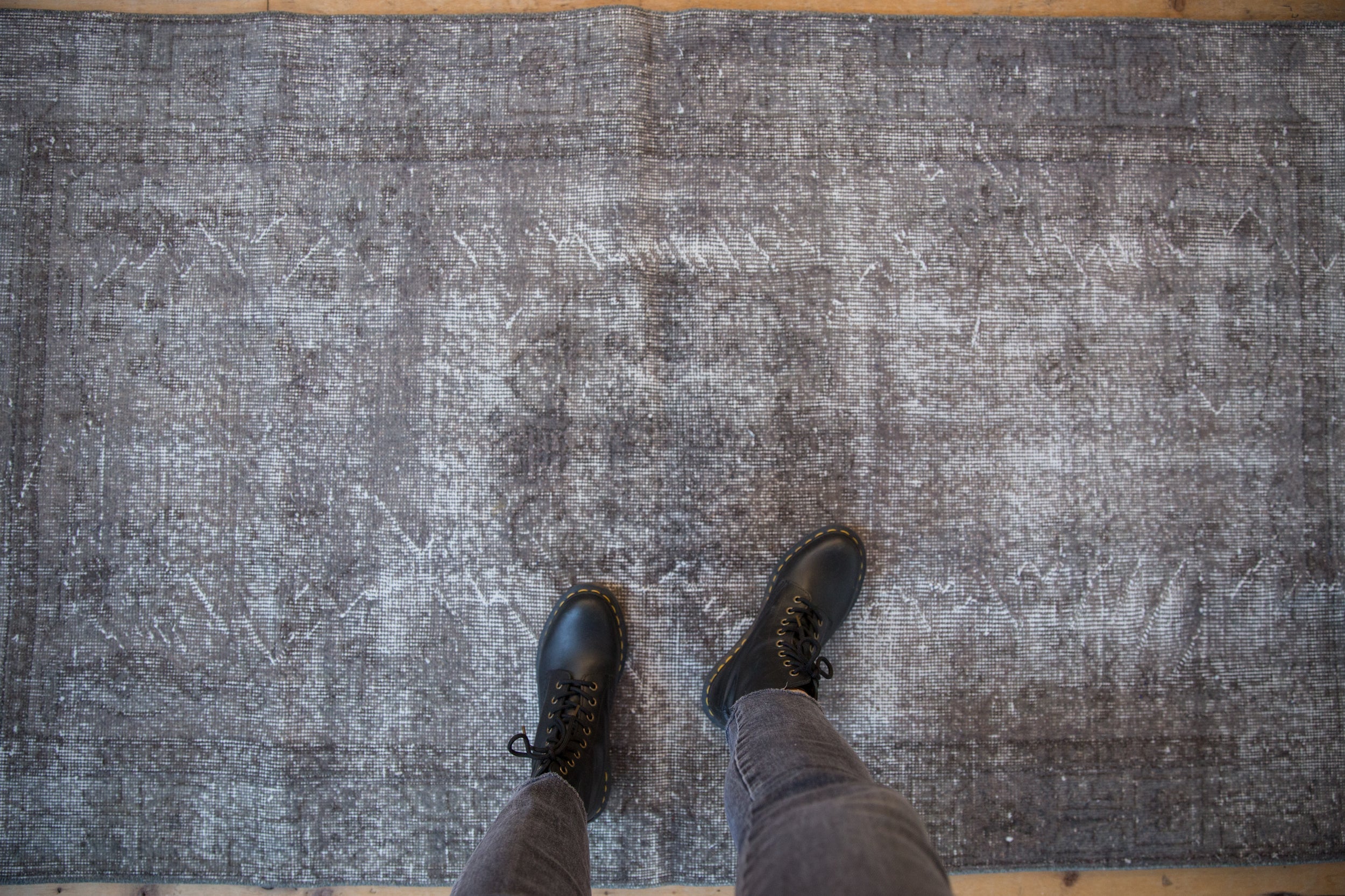 3.5x6.5 Vintage Distressed Overdyed Sparta Rug // ONH Item ee004425 Image 1