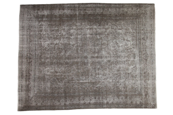 9.5x12.5 Vintage Overdyed Meshed Carpet // ONH Item ee004426