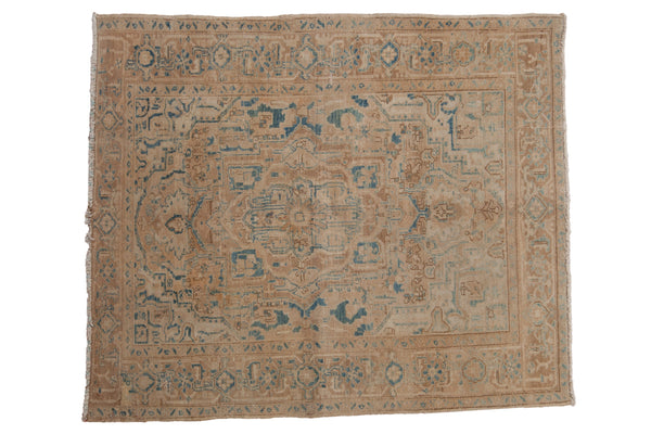 5x6 Vintage Distressed Ahar Square Rug // ONH Item ee004436
