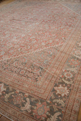 10.5x13 Vintage Distressed Mahal Carpet // ONH Item ee004442 Image 9