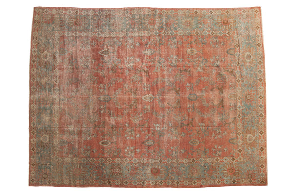 8.5x11.5 Vintage Distressed Mahal Carpet // ONH Item ee004445