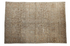 6.5x9.5 Vintage Distressed Tabriz Carpet // ONH Item ee004447