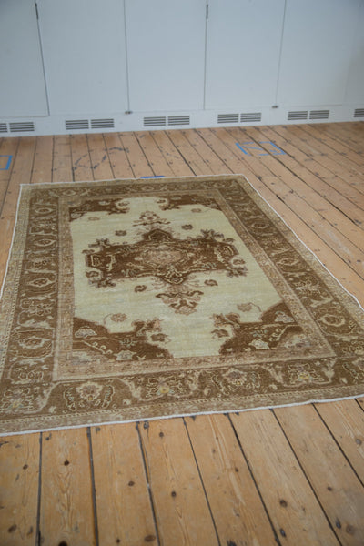 5x7 Vintage Distressed Oushak Rug // ONH Item ee004455 Image 8
