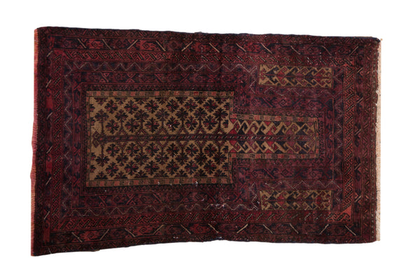 3x4.5 Vintage Belouch Rug // ONH Item ee004456