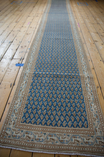 2.5x20.5 Vintage Distressed Mir Sarouk Rug Runner // ONH Item ee004461 Image 3