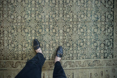 6.5x9.5 Vintage Distressed Hamadan Carpet // ONH Item ee004463 Image 1