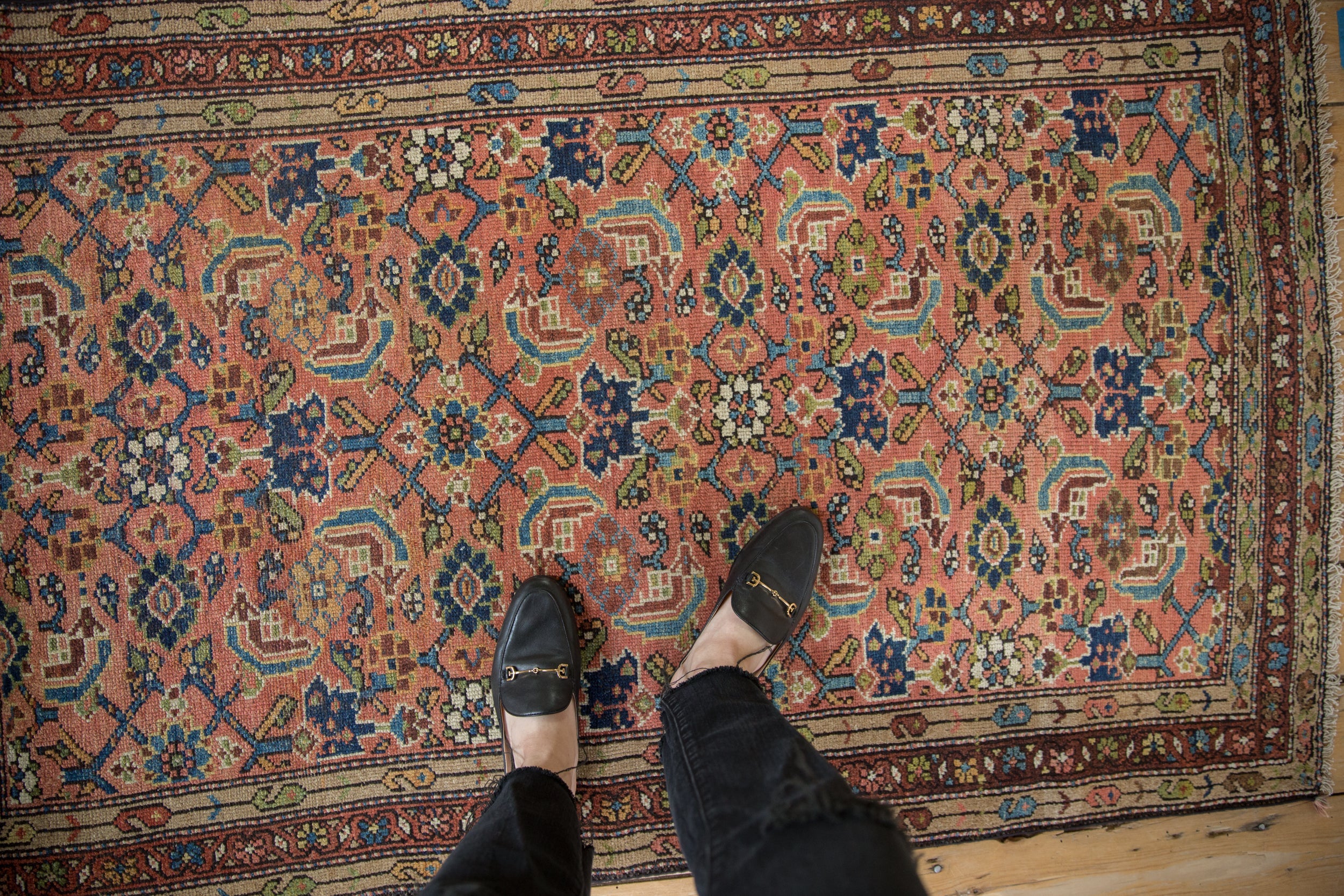 3.5x5.5 Vintage Hamadan Rug // ONH Item ee004466 Image 1