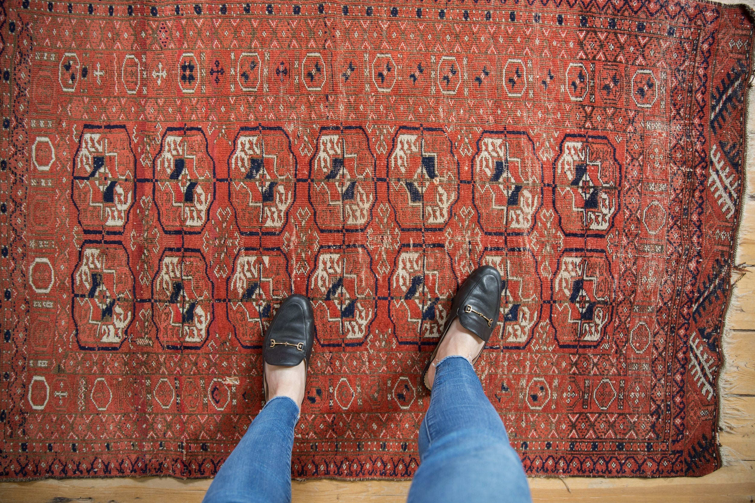3.5x5.5 Vintage Belouch Rug // ONH Item ee004478 Image 1