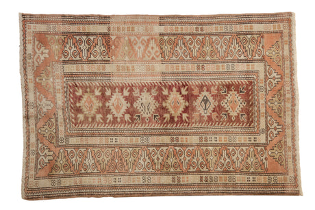 3.5x5 Vintage Distressed Melas Rug // ONH Item ee004481
