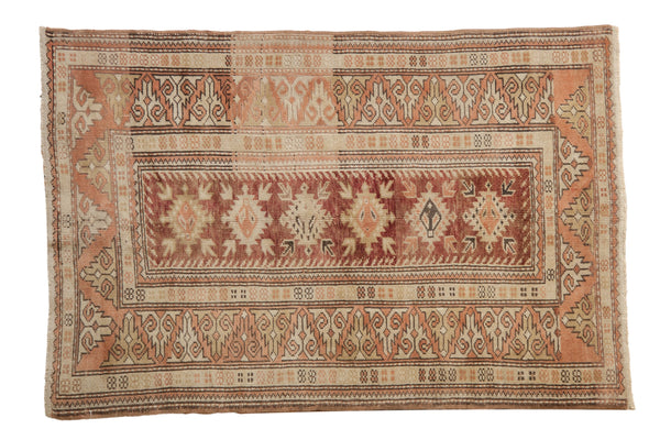 3.5x5 Vintage Distressed Melas Rug // ONH Item ee004481
