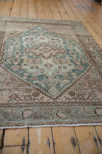4.5x6.5 Vintage Distressed Hamadan Rug // ONH Item ee004485 Image 5