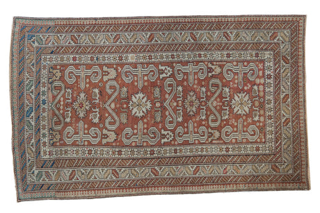 3.5x5.5 Antique Distressed Shirvan Rug // ONH Item ee004494