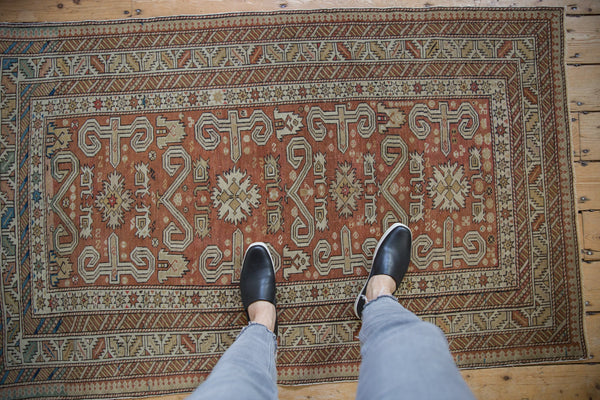 3.5x5.5 Antique Distressed Shirvan Rug // ONH Item ee004494 Image 1