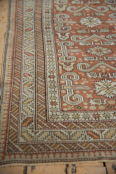 3.5x5.5 Antique Distressed Shirvan Rug // ONH Item ee004494 Image 4