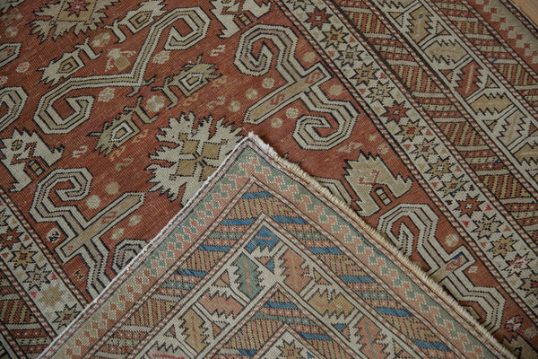 3.5x5.5 Antique Distressed Shirvan Rug // ONH Item ee004494 Image 8