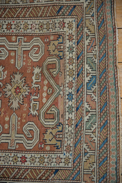 3.5x5.5 Antique Distressed Shirvan Rug // ONH Item ee004494 Image 9