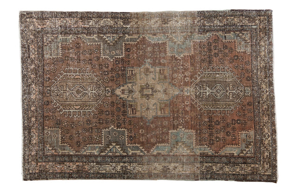 3.5x5.5 Vintage Fine Distressed Karaja Rug // ONH Item ee004500
