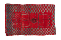4x6.5 Vintage Moroccan Rug // ONH Item ee004512