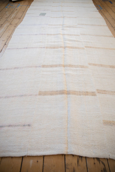 5.5x13.5 Vintage Distressed Hemp Kilim Rug Runner // ONH Item ee004515 Image 4